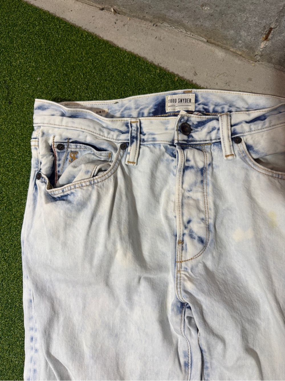 Todd Snyder Slim Fit Selvedge Jeans 32x32 - Picture 12 of 14